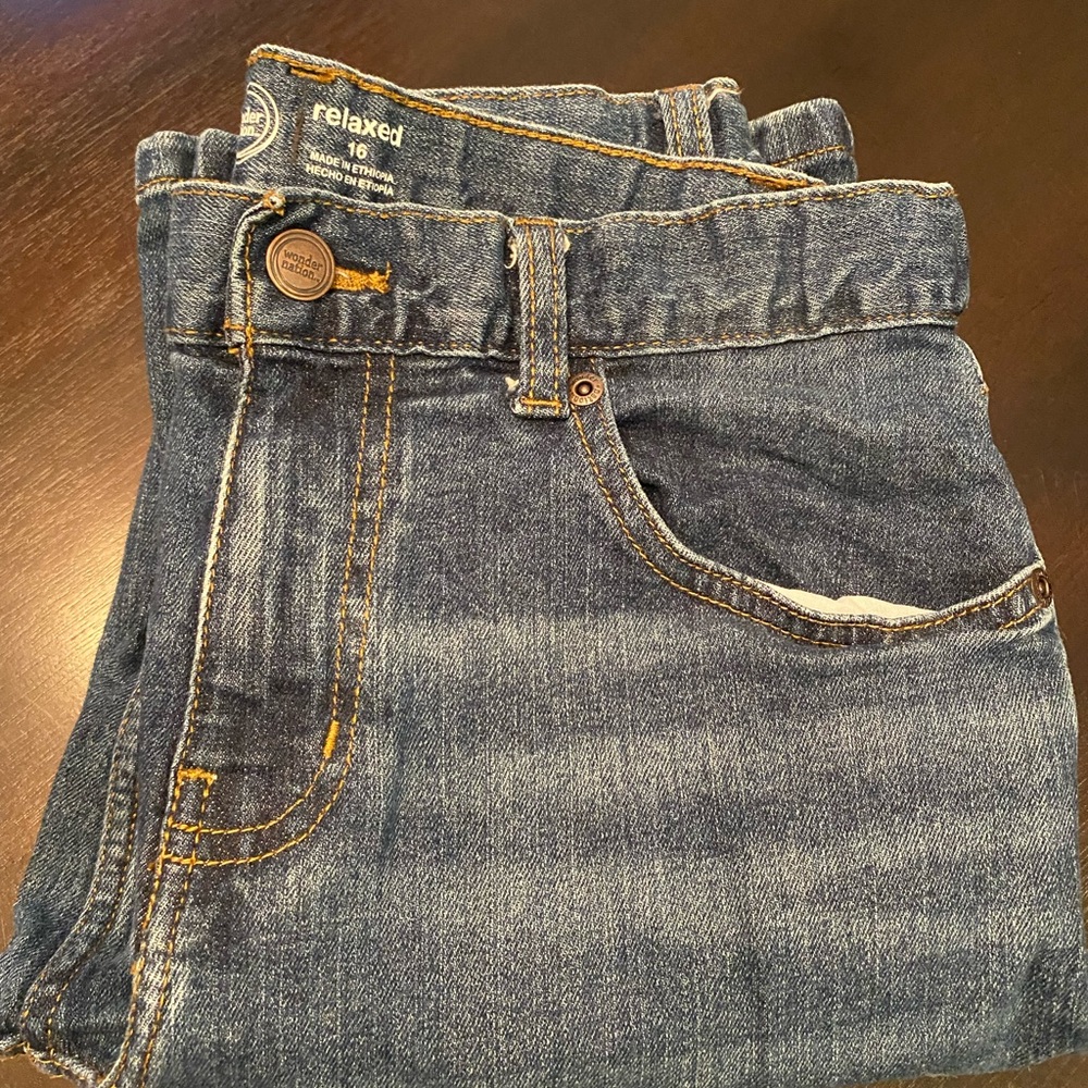 Wonder Nation Boy’s Relaxed Denim Jeans